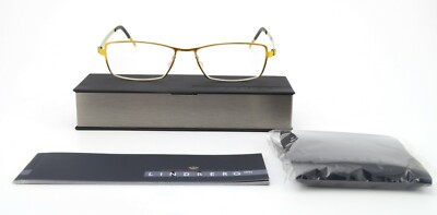 LINDBERG Brille Strip Titanium Mod. 9506 50-15 125 Col. P60 Rose Gold Design Art