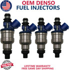 x4 OEM DENSO HP Upgrade Fuel Injectors For 1990, 1991, 1992 Mazda 626 2.2L