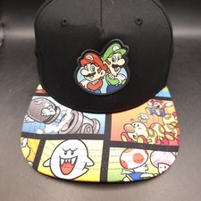 NEW Super Mario Bros. Baseball Cap Adjustable Hat Snapback Size Youth/Teens