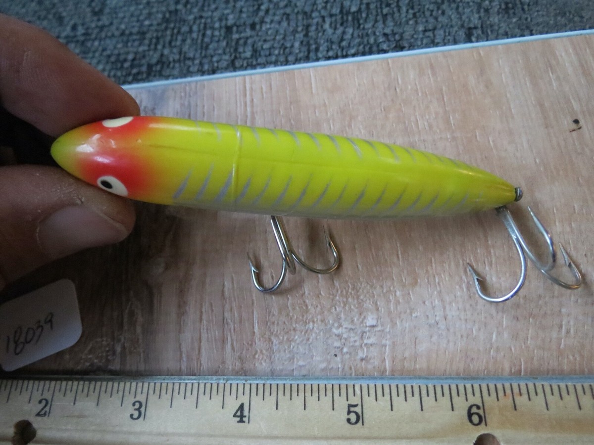 Vintage Heddon Original Zara Spook fishing lure (lot#18039) | eBay