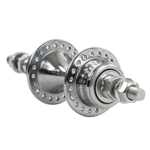 Moyeu Arrière Vélo 36 Trous Single Speed - Volant Libre 16T En Acier, Argent, Longueur 185 Mm - 6