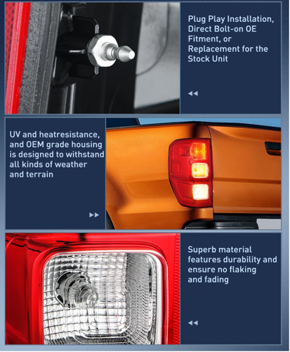 Taillight Driver Side (LH) Compatible With 2019-2022 Ford Ranger XL XLT - Picture 13 of 14