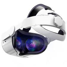 Design 3-In-1 Adjustable Head Strap for Oculus/Meta Quest 2, Replacement for Eli