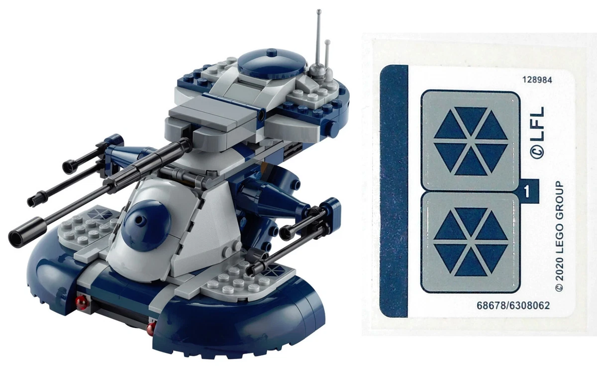 Lego 75283 Armored Assault Tank AAT 2020 STICKER SHEET Star Wars Clone MOC