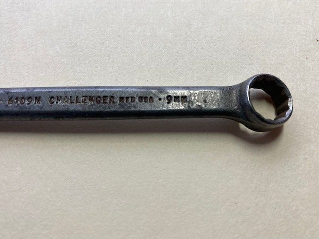 Vintage Challenger by Proto 6109M, 9MM Combination Wrench 12 Point