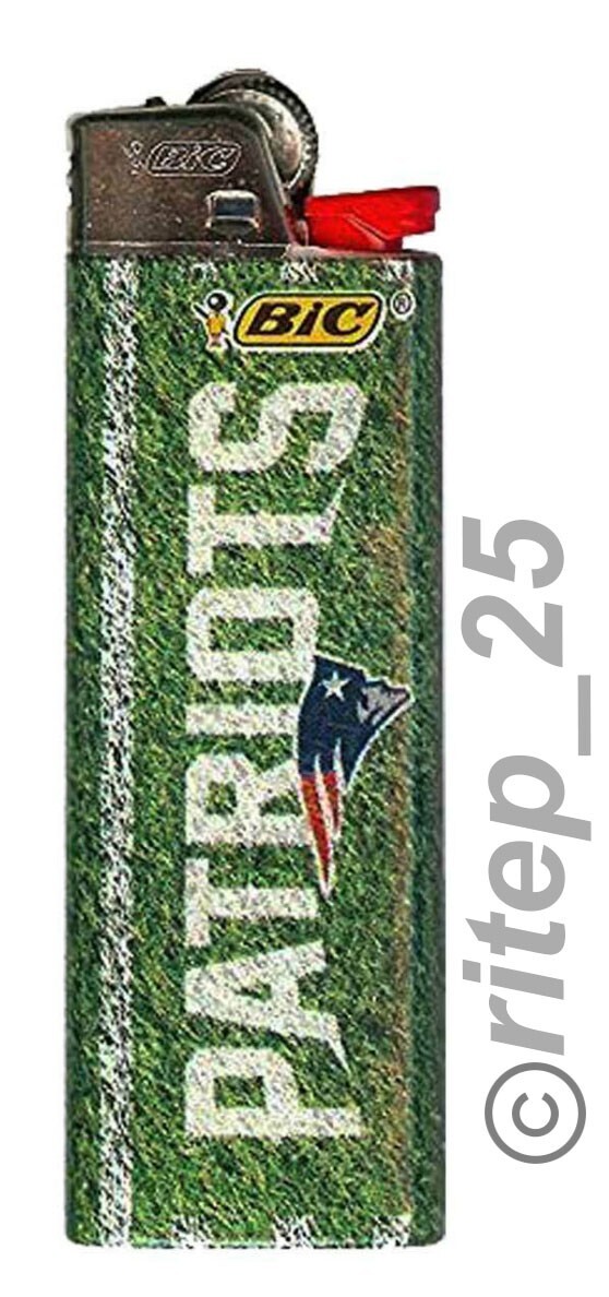 (7 Lighters) BIC England Patriots Cigarette Lighters NFL Collectable Designs