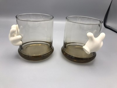 vintage green tea glasses