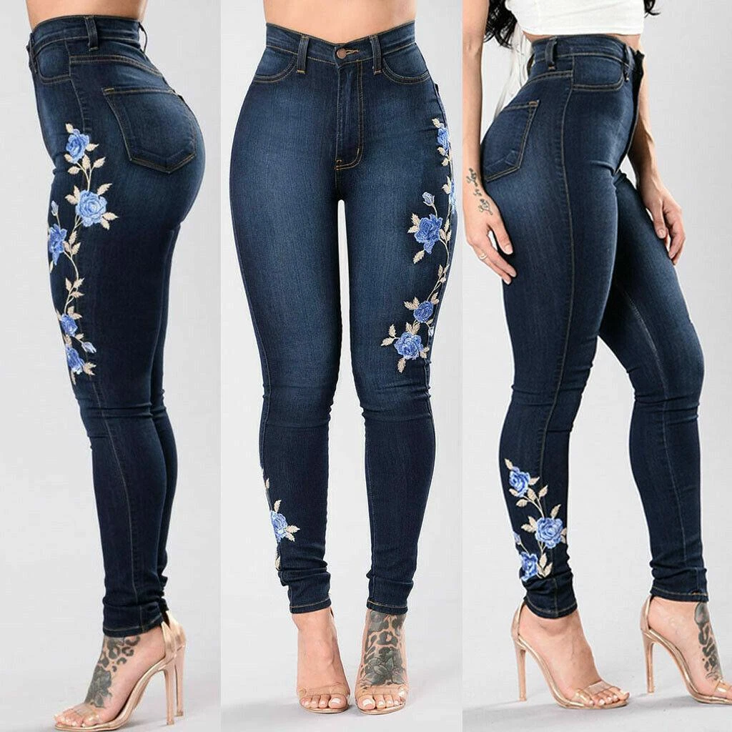 Pantalon Jean de Moda Ropa Para Mujer Levanta Cola Colombianos pantalones  Jeans