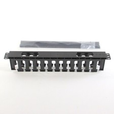 Panduit WMPFSE Patchlink Horizontal Cable Manager Front Only 1U Black Plastic