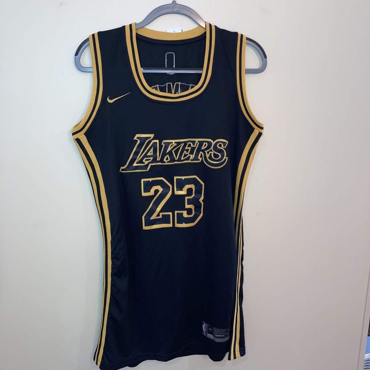 LEBRON JAMES LOS ANGELES LAKERS #23 JERSEY MENS SIZE 52