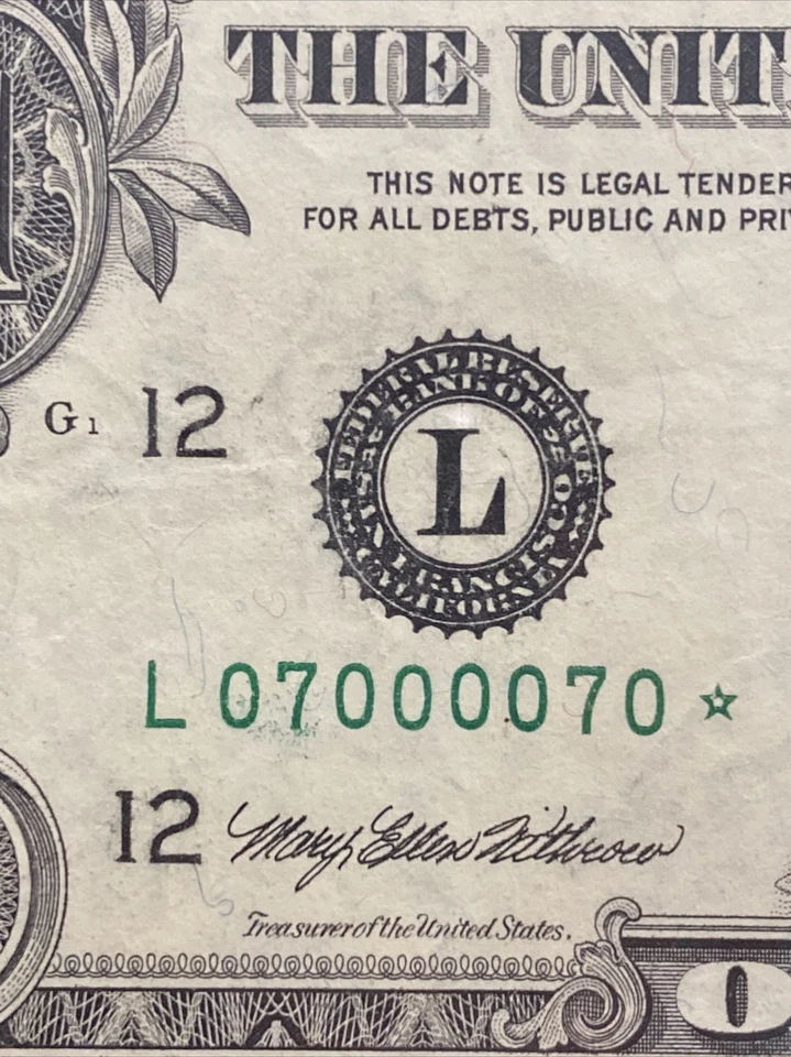 Error 1999 misaligned《 Radar Super binary Star note Number # 07000070*》 Rare! - Image 2 of 4