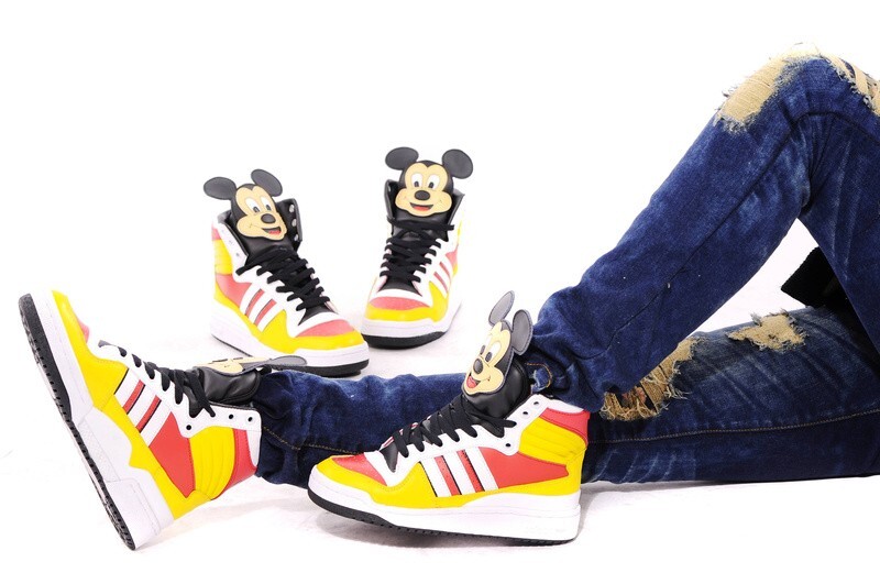 Adidas Originals Jeremy Scott Sneakers Mickey Mouse Disney