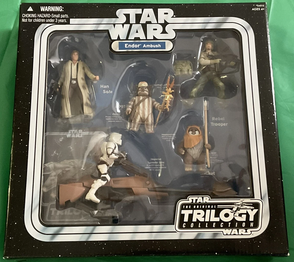 STAR WARS Original Trilogy Collection Endor Ambush Set 2004 NEW 