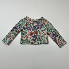 Cat Jack Toddler Floral Long Sleeve Swim Top Rash Guard 12 Month TOP ONLY