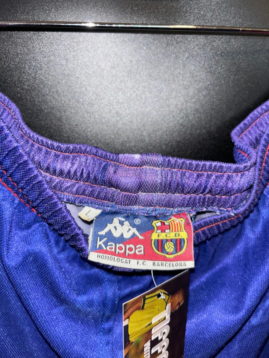 Short Barcelone 95/96 Domicile - Kappa - Ronaldo #9 - Taille XL
