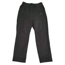 C889 KIDS NIKE BLACK SKINNY CUFFED JOGGERS TRACKSUIT BOTTOMS 12-13 YEARS W26 L27