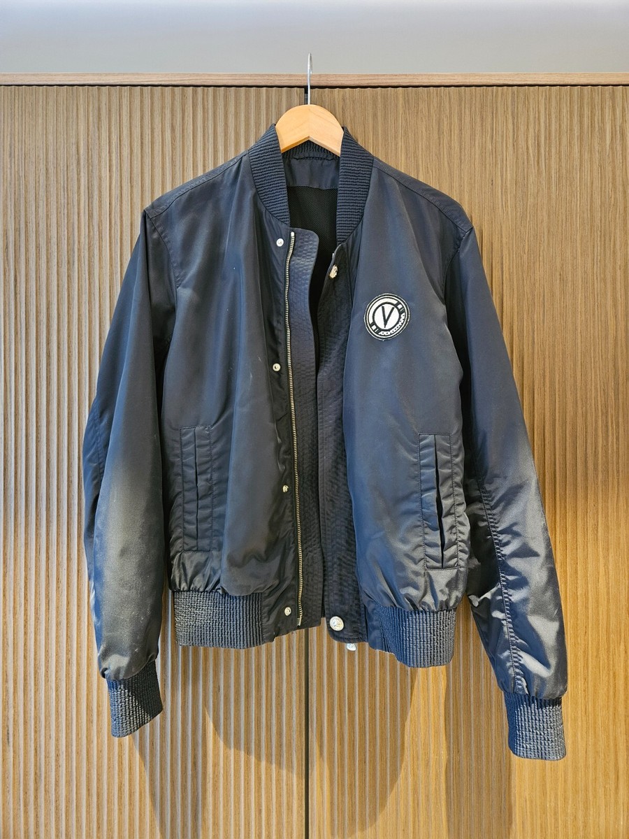 Versus Versace Navy Blue Bomber Jacket Mens XSmall UK