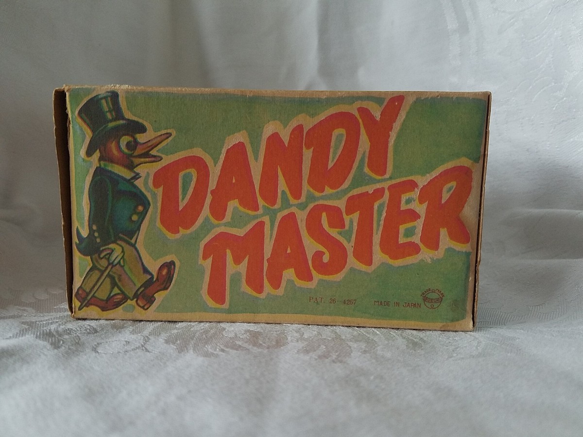 Vintage Suzuki Tin Toy Made in Japan Dandy Master BOX ONLY Vintage Suzuki Tin Toy Made in Japan Dandy Master BOX ONLY
