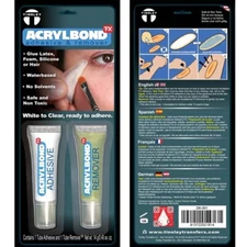 Tinsley Transfers Acrylbond Prosthetics Adhesive & Remover