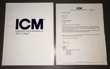 ABOUT SCHMIDT (2000) Jack Nicholson Alexander Payne Agency Script Draft COA