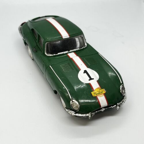Vintage Motorific Green Jaguar XK-E Body And Chassis by IDEAL Toys 1964 Untested - Picture 1 of 16