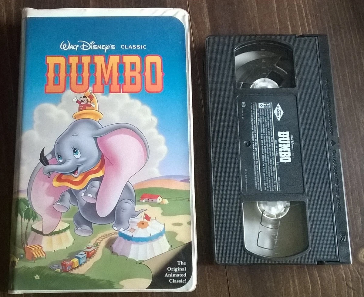 Dumbo Walt Disney Original Release (VHS) 1985 The Classics Black Diamond |  eBay