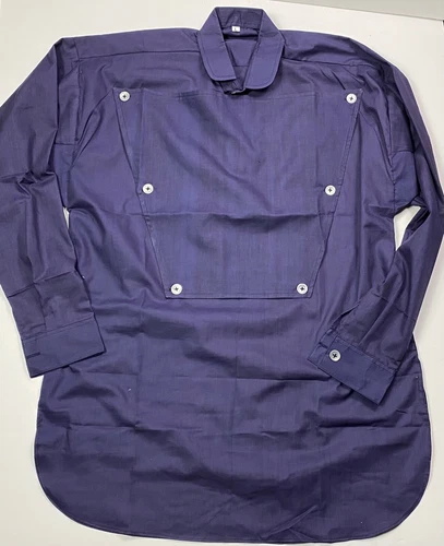 CIVIL WAR WESTERN INDIAN WARS FRONT BIB 19TH CENTURY FIELD SHIRT,RED-2XLARGE