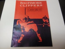 1970 AHL HOCKEY PROGRAM BALTIMORE CLIPPERS VERY RARE VS MONTREAL CALDER PLAYOFFS