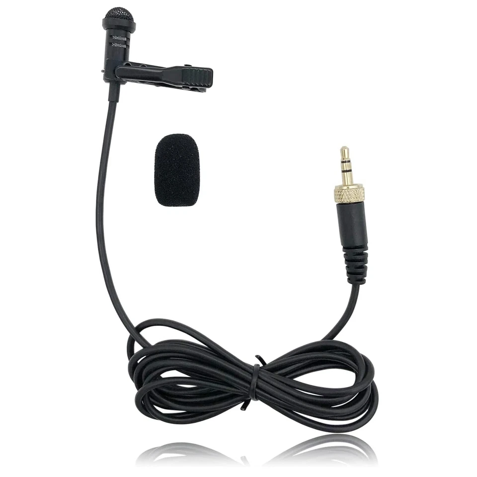 2x Lapel Lavalier Microphone for Sennheiser EW100 SK100 G1 G2 G3 MKE2 EW500 ME2 - Image 2 of 4