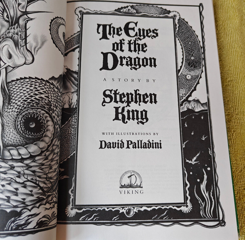 The Eyes of the Dragon by Stephen King 1987 TRUE First Edition 1st Print HC/DJ - Picture 7 of 8