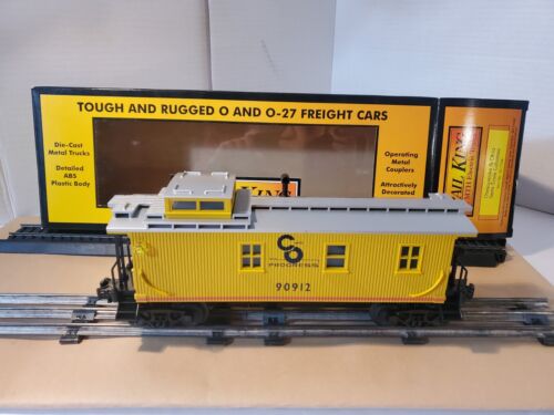 MTH Rail King 30-7709 CHESAPEAKE & OHIO Lighted Caboose C&O 90912 NIB Tested