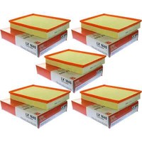5X Mahle / Knecht LX 1845 Luftfilter Filter Air