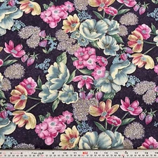 Colourwash Florals by Jennifer Sampou for P&B Textiles Cotton by the HALF YARD