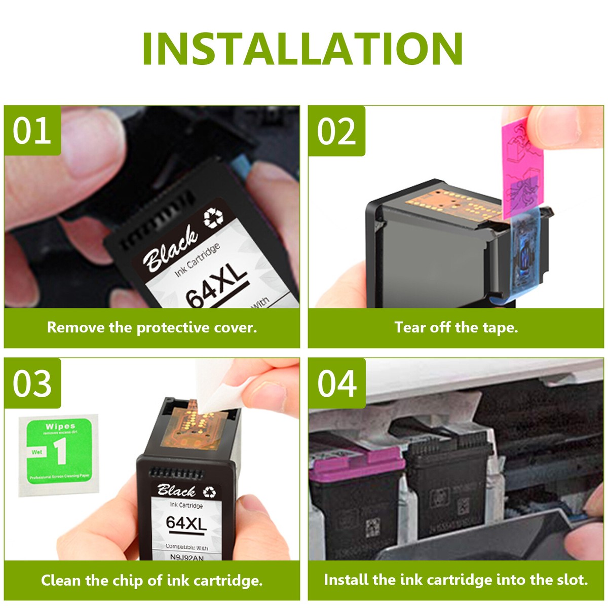 10-Pack Ink Cartridges For Canon PIXMA MX860 & MX870 - PGI-220 Black, CLI-221 Color
