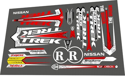 TREK Madone (2011) 6.9 SSL Team Radioshack Frame Decal Sticker Set