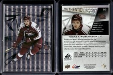 2021-22 CHL SP Game Used Authentic Prospects Silver Foil Tucker Robertson /249