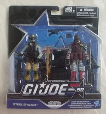 TROOP BUILD-UP GI Joe 50th Anniversary STEEL BRIGADE IRON GRENADIER Hasbro 2015