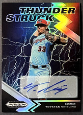 Trystan Vrieling AUTO SILVER Thunder Struck #TH-TV 2022 Prizm Draft Picks Yankee