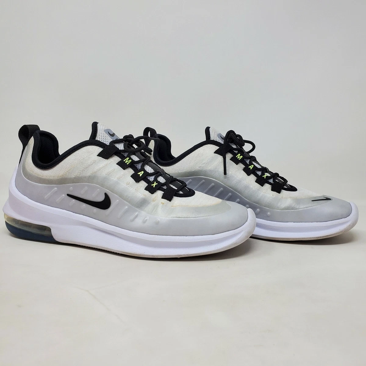 Identidad responder Peligro NIKE AIR MAX AXIS PREMIUM AA2148-100 SIZE 8 SNEAKERS WHITE|BLACK | eBay