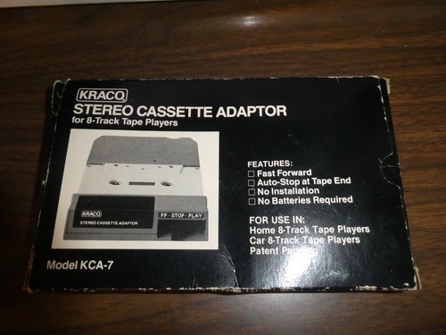 Vintage Kraco Stereo Cassette Adaptor For 8 Track Tape Players KCA-7 - Picture 6 of 6