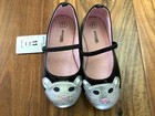 Target Genuine Kids from Oshkosh Silver Mouse Shiny Black Mary Janes size 11 New — photo 1