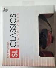Brand NEW! Spraylouds SL Classics Headphones (Red) w/ 3.5mm Headphone Jack