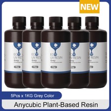 ANYCUBIC 5 Flaschen Grau UV Resin 405nm ECO Photopolymer für Harz LCD 3D Drucker