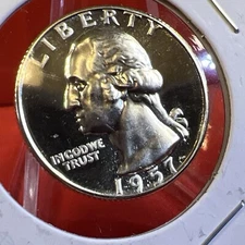 1957 25C Washington Quarter