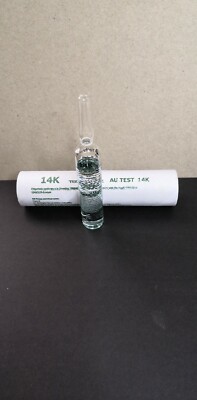 Testeur Or 24K - Acide Réactif Technoflux - Ampoule 15 Ml Neuve - Pour Bijoux