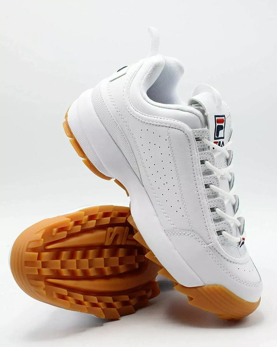 Fila Original Women s Disruptor II White Black Gum Trainers 125