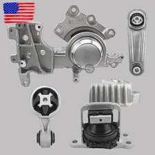 4pc Motor Mount Kit Set for 14-17 Nissan Rogue 2.5L Engine - Auto Transmission