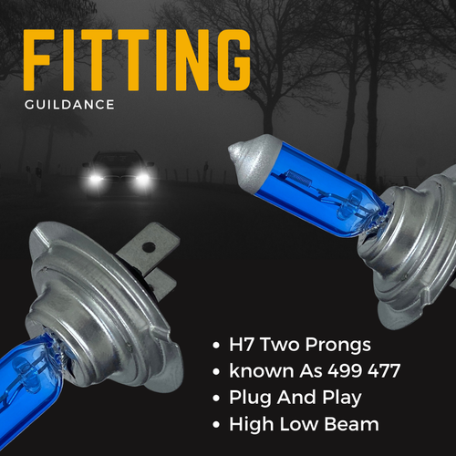 Fits Ford Focus Headlight 55w Mk3 White Xenon High Low Fog Side Light Bulbs Hid - Picture 6 of 23