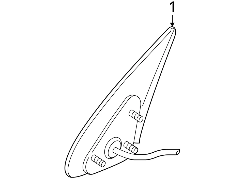 Jeep Grand Cherokee 2005-2010 retrovisor exterior eléctrico 1DG491X8AB - NUEVO OEM Foto 4 de 4