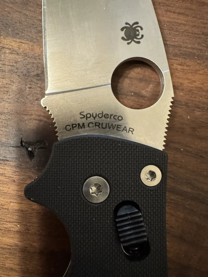 Spyderco Manix 2 G-10 Folding Knife Black - Image 4 of 4